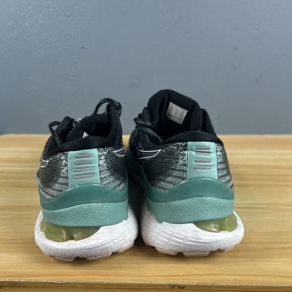 Asics Gel Kayano 28 Black Teal Running Shoes Lightweight 1012B047 Womens 8.5 - Picture 6 of 10